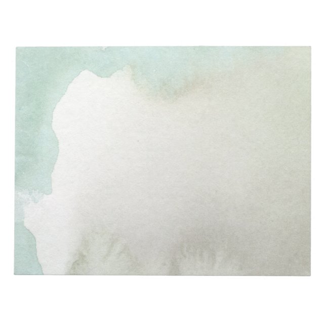 Bloc-note OEuvre d'aquarelle simple professeur moderne (Devant)