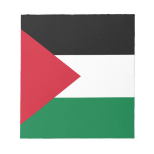 Bloc-note officiellement le drapeau de l'État de Palestine