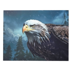 Bloc-note Oiseau animal d'aigle Majestic Wilderness