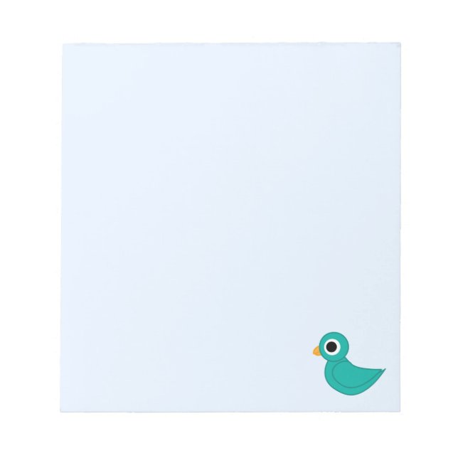 Bloc-note oiseau mignon   (Devant)