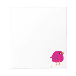 Bloc-note Oiseaux colorés mignons 