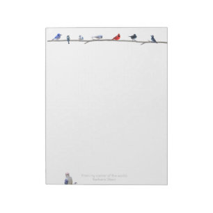 Bloc-note Oiseaux d'hiver : papier de bloc - notes