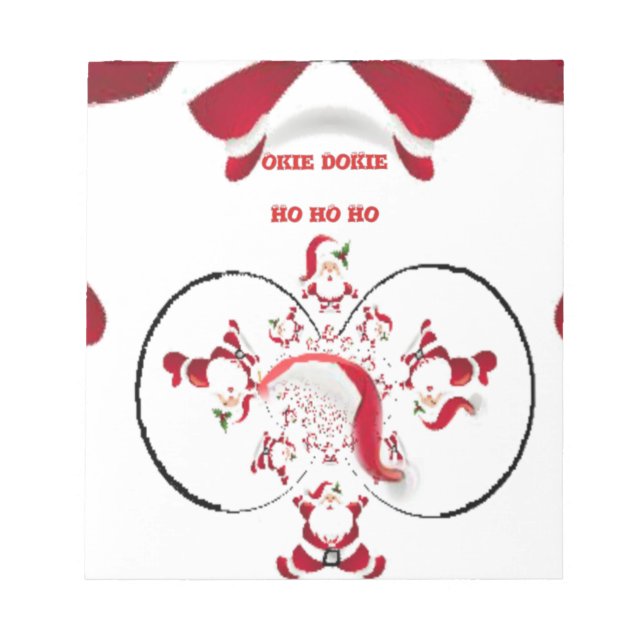 Bloc-note Oki Dokie Santa ! (Devant)