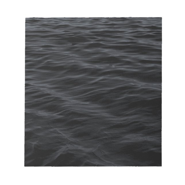 Bloc-note Ondes foncées (Eau noire à la nuit) (Devant)