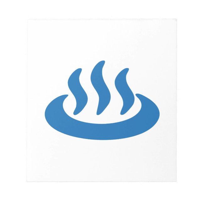 Bloc-note Onsen ♨ Hot Spring 温 泉 Japonais (Devant)