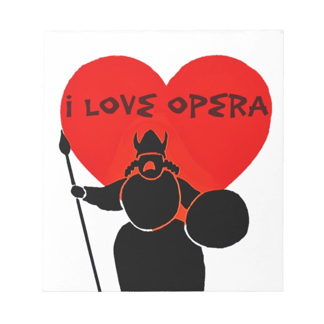 Bloc-note Opéra Lover_ (Devant)