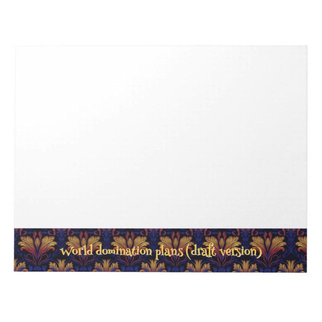 Bloc-note Opulence du crépuscule (Devant)