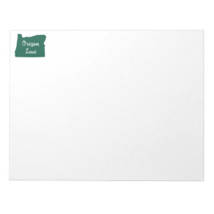 Bloc-note Oregon LOVE Rope Green