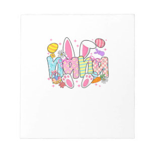 Bloc-note Oreilles de lapin de Pâques Nana Nœud Coquette Lap