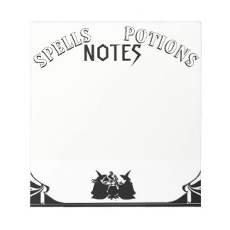 BLOC-NOTE ORTHOGRAPHIES, POTIONS ET NOTES !