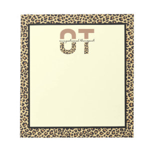 Bloc-note OT Cheetah Print