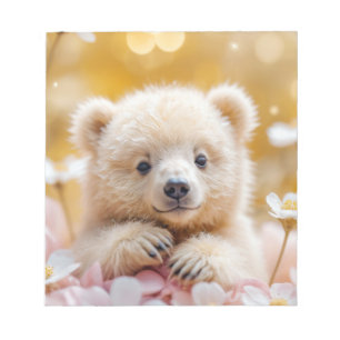 Bloc-note Ours Animal amusant Miniature Fantastique Surreal 