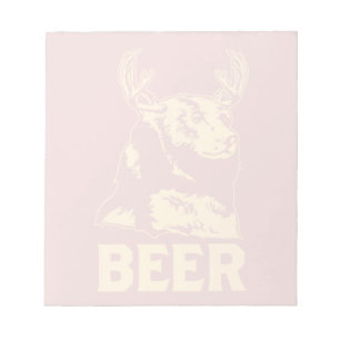 Bloc-note Ours + Cerf = Bière