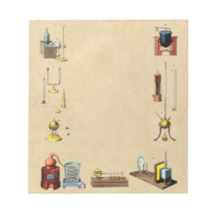 Bloc-note Outils de laboratoire d'alchimie pour le grand