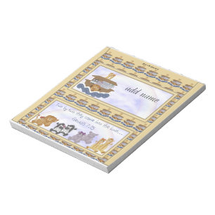 Bloc-note Pack de Noahs Ark Candy Bar Wrapper Party Favorise
