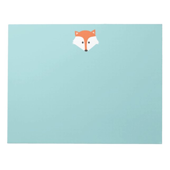 Bloc-note Pad de note Fox (Devant)