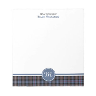 Bloc-note Pad de note pour le tarogramme Patiné Mackenzie Cl