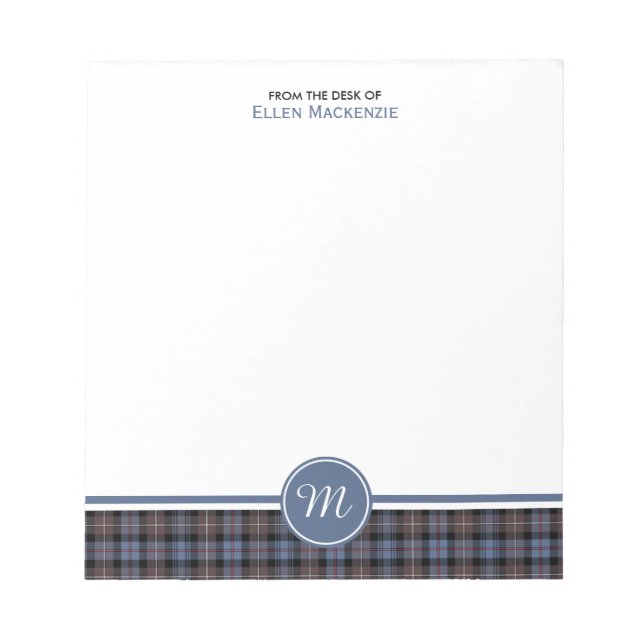 Bloc-note Pad de note pour le tarogramme Patiné Mackenzie Cl (Devant)