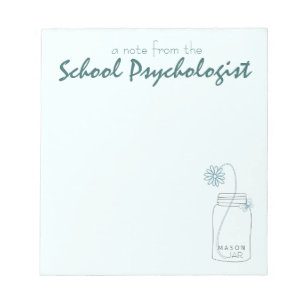 Bloc-note Pad de notes pour psychologue scolaire (petit)