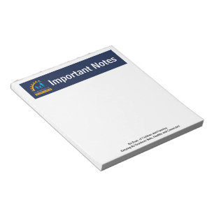 Bloc-note Pad "Important Notes" du NJDCF