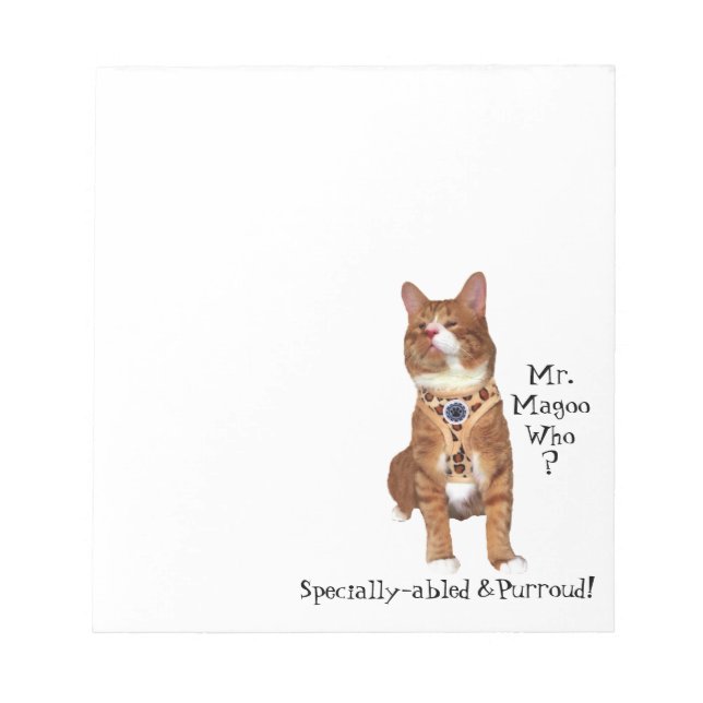 Bloc-note Pad spécial et Purroud (Devant)