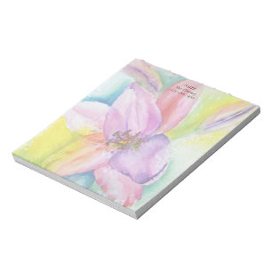 BLOC-NOTE PAGE DE NOTES PERSONNALISABLE NEON LILY