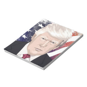 BLOC-NOTE PAGE DE NOTES TRUMP
