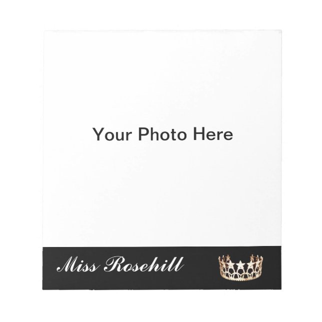 Bloc-note Pageant Crown Autographe Pad (Devant)