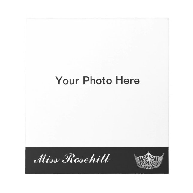 Bloc-note Pageant Crown Autographe Pad (Devant)