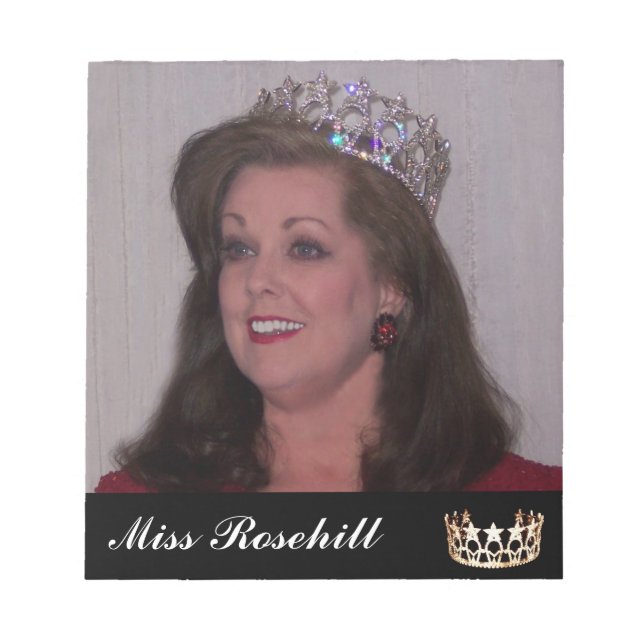 Bloc-note Pageant Crown Autographe Pad (Devant)