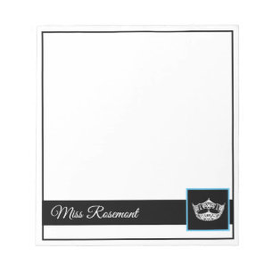 Bloc-note Pageant Crown Autographe Pad