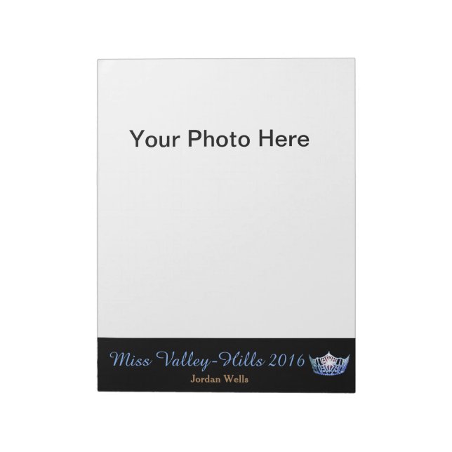 Bloc-note Pageant photo style Miss America Autographe (Tourné)