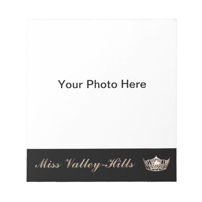 Bloc-note Pageant photo style Miss America Autographe (Devant)