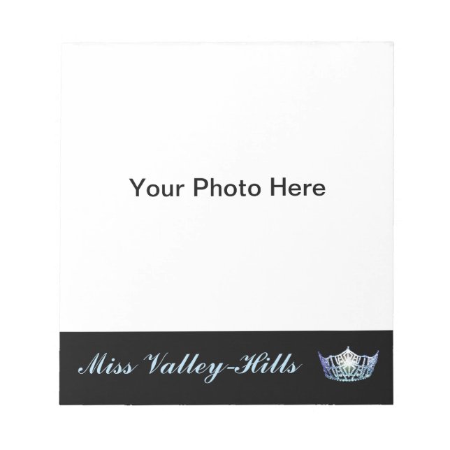 Bloc-note Pageant photo style Miss America Autographe (Devant)