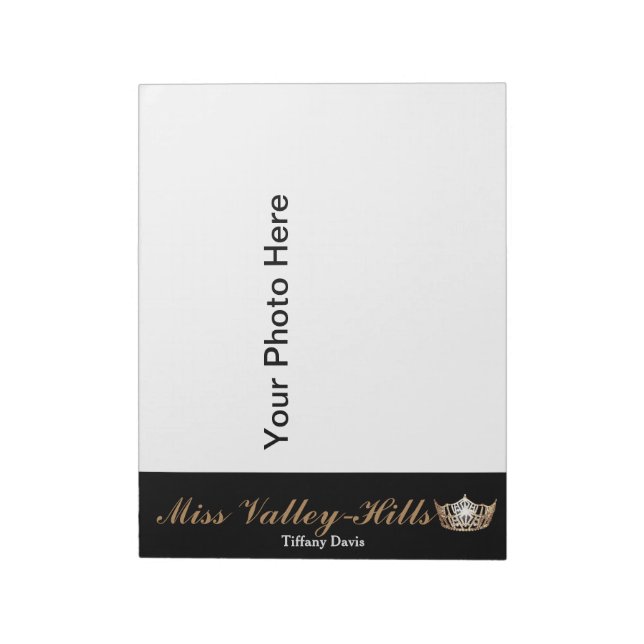 Bloc-note Pageant photo style Miss America Autographe (Tourné)