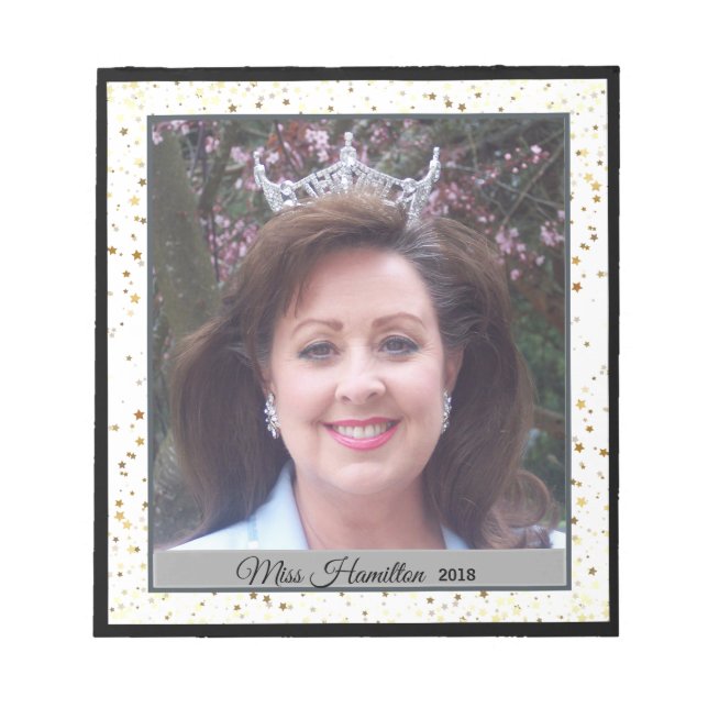 Bloc-note Pageant Queen Autograph Pad-Stardust (Devant)