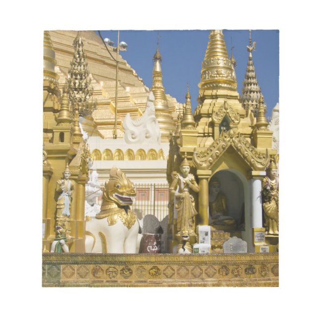 Bloc-note Pagode Shwedagon (Paya), grand site de temple qui (Devant)