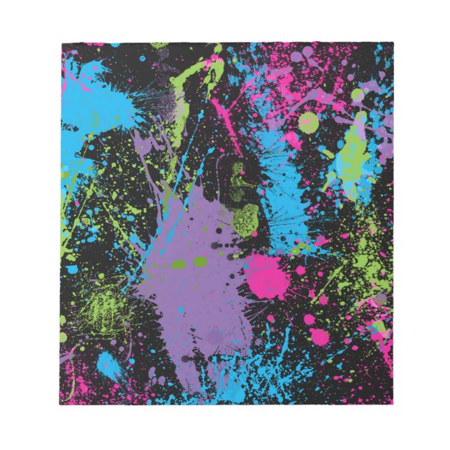 Bloc-note Paint Splater (Devant)