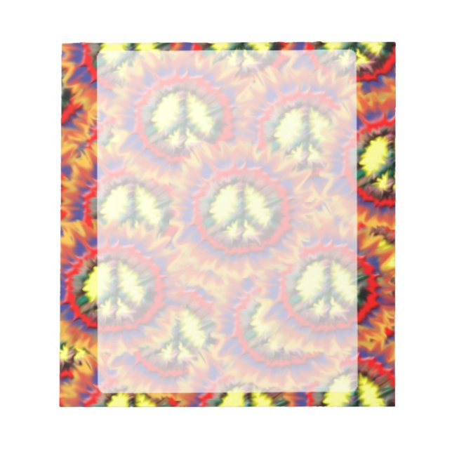 Bloc-note Paix colorée (Devant)