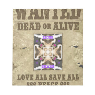 Bloc-note Paix Recherchée