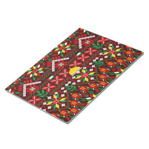 Bloc-note Palestine Tatreez Broderie traditionnelle