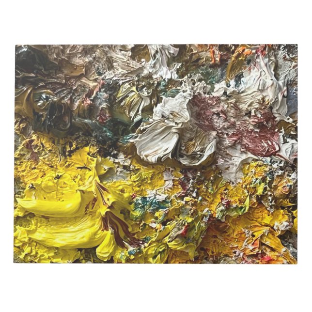 Bloc-note Palette de l'artiste #1 (Devant)