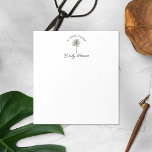 Bloc-note Palm Tree A Note From Cute Personalized Notepad<br><div class="desc">My Palm Tree A Note From Cute Personalized Notepad make great for gifts for friends,  family and even yourself. Personalize with a name for a unique gift.</div>