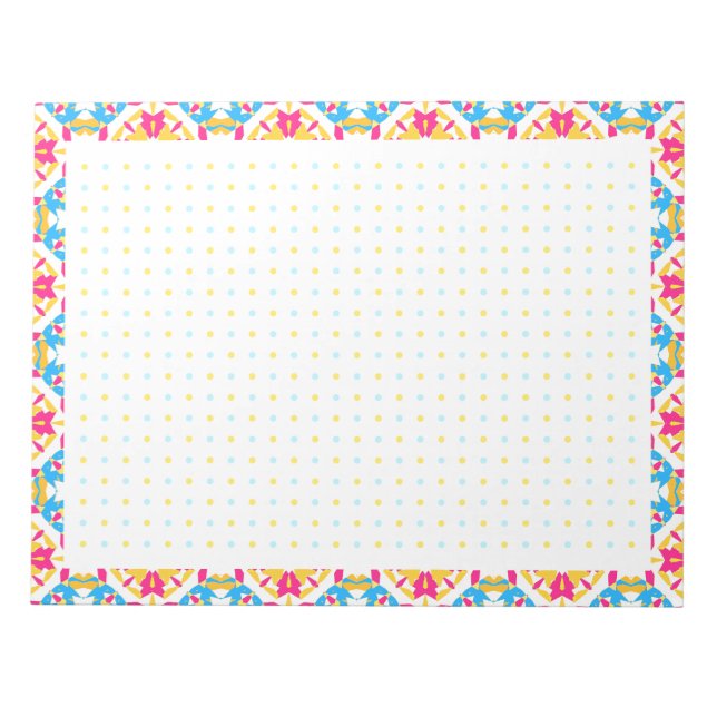 Bloc-note Pan Pride BuJo Dot Grid ADHD Habit Tracker Planner (Devant)