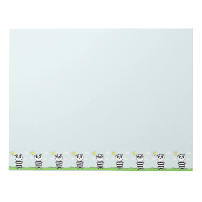 Bloc-note Panda Kid  (Devant)