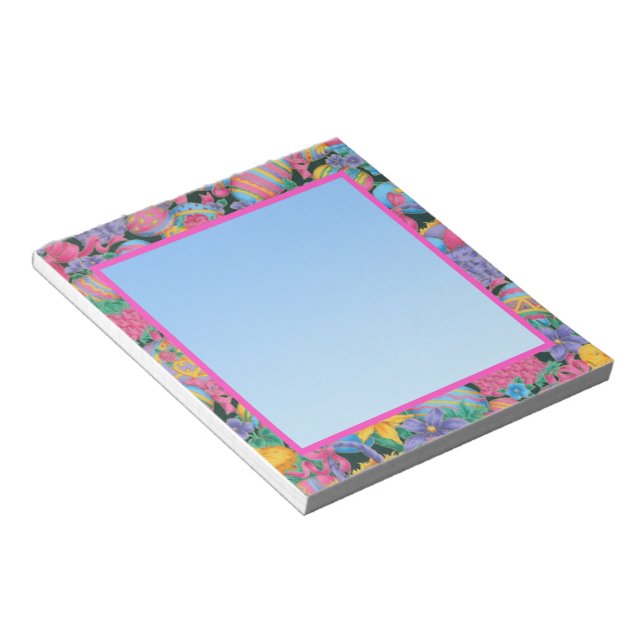 Bloc-note Paniers et oeufs de Pâques (Incliné)