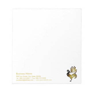 Bloc-note Panneau numérique chinois 2017 du coq et pavé numé