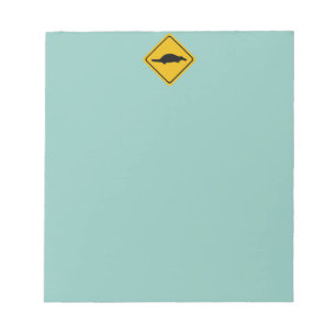 Bloc-note panneau routier