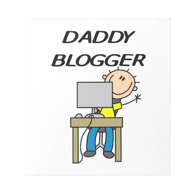 Bloc-note Papa Blogueur (Devant)