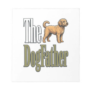 Bloc-note Papa Chien Gravure Vintage Design Amoureux des Chi